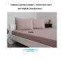 ETE HOMETEX Çift Kişilik Pamuklu Lastikli Çarşaf Takımı 180x200x30cm PUDRA 8696474231828